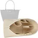 Amazon.com: Felt Purse Organizer Insert for Longchamp Le Pliage Neo Handbags Insert Organizer 1012BEIGE-M : Clothing, Shoes & Jewelry