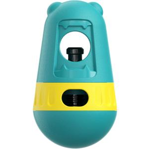 Dog Chew Toy & Food Dispenser - Bully Stick Holder, Slow Feeder Puzzle for Dogs 10-55 lbs, Food - Grade ABS, Prevents Choking & Boredom, Interactive Treat Dispenser