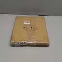 Wontree Wavy 8x10 Picture Frame White with Gold Beaded Trim, Resin Frame with Real Glass, Display 8x10 Photos Matted to 5x7, Vertical and Horizontal Desk Tabletop or Wall Hanging