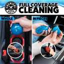 Chemical Guys Sticky Icky Car Cleaning Gel, Green Apple & Sweet Strawberry Scent - Detailing Kit, Car Dust Crevice Cleaner, Slime Auto Air Vent, Cleaning Putty For Keyboard Cleaner (2 Pack)