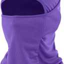 Ski Mask Balaclava Shiesty, Motorcycle Winter Windproof Warmth UV Protector for Men/Women (Purple)