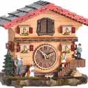 Trenkle Quartz Cuckoo Clock Swiss House with Music TU 487 QM