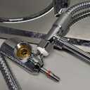 Hibbent All Metal CUPC Certified 10'' Rain Shower Head, Dual Shower Head Combo, High Pressure Handheld 4 Sprays Shower Wand, 16'' Adjustable Extension Arm, 71'' Hose, Shower Holder, Chrome