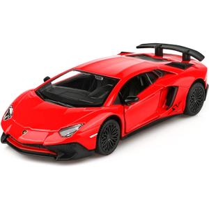 1/36 Scale LP750-4 SV Diecast Cars Models,Pull Back Vehicles Toy Cars,Cars Gifts for Boys Girls (Red)