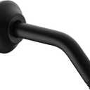 BESTILL Wall Mounted 6 Inch Extension Shower Head Arm, Shower Arm and Flange Included, Matte Black