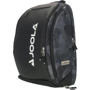 JOOLA Pickleball Bag - Vision II Deluxe Pickleball Backpack - Large Paddle Bag Fits 4 Pickle Ball Paddles & Gear - Includes Fence Hook, Extra Pockets, Ventilated Shoe Storage (Black)