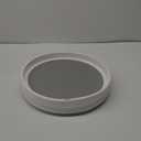 Set of 2, 12 Inch Non-Skid Lazy Susan Organizer, Pantry Lazy Susan Turntable for Cabinet, Kitchen Cabinet Organizer, Pantry Organization and Storage -White/Gray