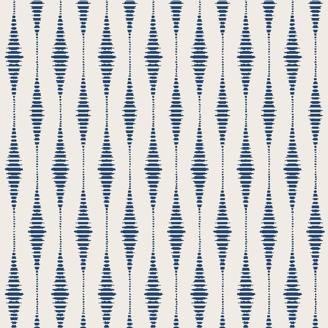 VEELIKE Coastal Blue Geometric Peel and Stick Wallpaper Modern Wallpaper for Bedroom Bathroom 17.7''x118'' Self Adhesive Abstract Art Deco Wall Paper Blue Geometric Contact Paper for Walls Shelves
