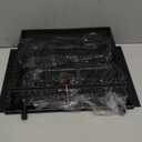 Simple Houseware Metal Desk Monitor Stand Riser with Organizer Drawer, Black