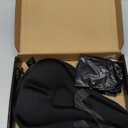 Zacro Bike Seat Cushion - Gel Padded Bike Seat Cover for Men Women Comfort, Extra Soft Exercise Bicycle Seat Compatible with Peloton, Outdoor & Indoor Bike Saddles (Black)