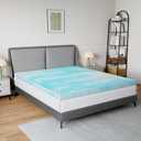 Novilla Mattress Topper Full Size - 2 Inch Cooling Memory Foam Mattress Topper, Slow-Rebound Pressure Relief, Soft Comfort