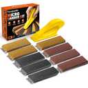 54PCS Premium Micro Sander, Detail & Mini Sander Block  Precision Small Hand Sanding Tool, 80800 Grit Sandpaper Kit, 3-in-1 Set for Wood, Crafts, Furniture, Tight Spaces & DIY Projects