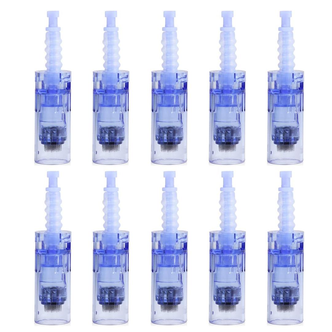 Microneedling Pen Cartridges for Dr Pen Microneedle Machine A6 N2 M5 M7 at Home Use (36 Pin, 10 PCS) 0.25 mm