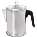 Primula Today Aluminum Stove Top Percolator Maker Durable, Brew Coffee On Stovetop, 9 Cup, Silver