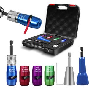 BURMONG Wire Twister & Stripper Tool for Drill  8/10/12/14 AWG, 2026 Upgraded Electrician Wire Stripping and Twisting Tool, Improve Work Efficiency 30 Times