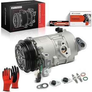 A-Premium Air Conditioner AC Compressor with Clutch Compatible with Ford Mustang 2.3L 2015-2025