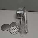 Potato Ricer, Ricer for Mashed Potatoes, 3 Interchangeable Discs Potato Masher Stainless Steel for Fluffy Mashed Potatoes, Heavy Duty Spaetzle Maker with Silicone Handle, for Gnocchi Spaghetti