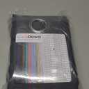 Joydeco Grey Curtains 84 Inch Long, Room Divider Blackout Curtains for Bedroom with Grommets, Thermal Insulated, Noise Reducing Room Darkening Black Out Drapes for Bedroom Living Room Window, 2 Panels