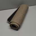 YDKGL Kitchen mats for Floor Water and Oil Absorbent Runner Rugs for Kitchen, Kitchen Mat in Front of Sink,Non-Slip Kitchen Rugs,Durable Imitation Linen Kitchen Rug Brown 17x30+17x47