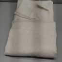 NICETOWN Natural Linen Curtains & Drapes for Windows 84 inch Long, Rod Pocket & Back Tab Thick Flax Semi Sheer Privacy Assured with Light Filtering for Bedroom/Living Room, W55 x L84, 2 Pieces