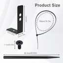 Downspout Bracket,Heavy Duty Size-Adjustable Storm-Proof Downpipe Bracket