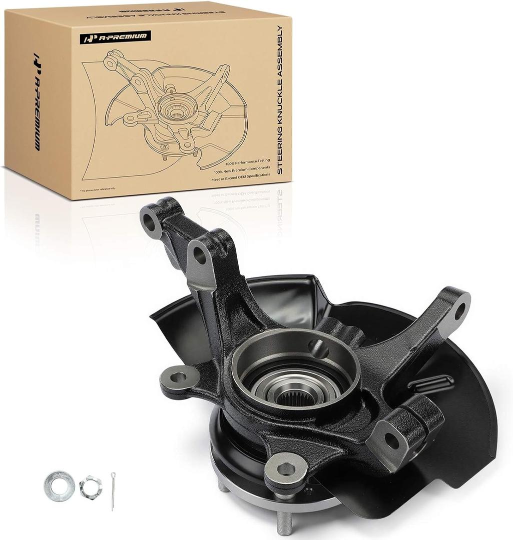 A-Premium Front Right Steering Knuckle & Wheel Bearing Hub Assembly Fit for Hyundai Tucson 2010-2013 & Kia Sportage 2011, Passenger Side