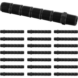 30 Pcs Cut-Off Sprinkler Rise, Sprinkler Height Extender Riser, Male Pipe Thread Riser Adapter for Outdoor Garden Courtyard Patio Lawn Irrigation Replacement Parts