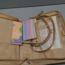 19PCS Floral Bible Cover for Women PU Leather Bible Cases Bible Journaling Kit for Girls Bible Bag with Shoulder Strap &Book Marker 10.47 * 7.48 * 2.17in Highlighter Pens Christian Gift Khaki