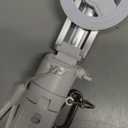 MQOUNY for Magsafe Tripod Stand for iPhone, Portable Pocket Size Selfie Stick with Rechargeable Remote and Metal Ring, Extendable Detachable Cell Phone Tripod Compatible with iPhone/Android (White)