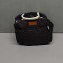 Coobiiya Lunch Bag Women, Lunch Box Lunch Bag for Women Adult Men, Small Leakproof Cute Lunch Tote Large Capacity Reusable Insulated Cooler Lunch Container for Work/Office/Picnic/Travel-Black Polka Dot