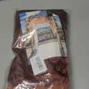 10 x 10 Feet Red Brown Backdrop Curtain for Partie, Background Curtains for Photoshoot, Birthday, Wedding, Halloween, Thanksgiving, Christmas, New Year Party Decorations 5Ft x 10Ft, 2 Panels