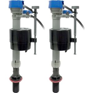 Fluidmaster 400H-5003 Performax Universal Toilet Fill Valve with Tank and Bowl Water Control 2-Pack, Blue