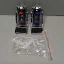 Water Cooler Faucet Replacement Red and Blue Plastic Water Dispenser Fits Adaptor Hot Cold Water Faucet Replacement, 2 Pieces