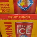 2 x Sparkling Ice Fruit Punch Sparkling Water, with Antioxidants and Vitamins, Zero Sugar, 7.5 fl oz Mini Cans (Pack Of 10)