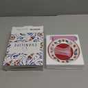 Ceramic Garlic Grater Plate - Handmade 4 Pcs Press - Natural Grinder - Decorative Mincer - Ginger, Cheese Grater - Hand Dish (Apple Red)