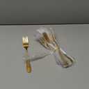 20 Piece Gold Dinner Fork Set, Stainless Steel Silverware, Mirror Polished, Dishwasher Safe - 8 Inch