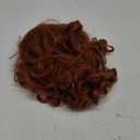 Morvally Women 13" Short Wavy Ginger Orange Wig for Cosplay Costume Halloween Party