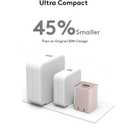 30W USB C Charger Block, 2 Port Fast Charging Block, Foldable GaN USB C Wall Charger, for iPhone 16/15/14/13/12 and Other Series, iPad Pro/Air/Mini, Pixel, Galaxy (Pink)