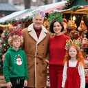 Pvoiue 2026 New Year's Eve Party Headband - Happy New Years Headband - Festive Party Dress-Up Hairband, Star and Tinsel Embellishments - New Year's Eve Celebration Accessory 4Pcs (Red + Gold + Green + Silver)