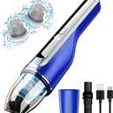 Handheld Vacuum Cordless, Car Vacuum with Brushless Motor & 14000Pa Suction, 1.2lbs Lightweight, LED Light, Portable Slim Mini Vacuum Cleaner for Car Home Pet (Blue)