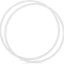 2 Pcs Toy Hoop Exercise Hoop Detachable Adjustable Plastic Toy Ring Playground Equipment for School Colored Circles Exercise Ring for Teens Dog Agility Equipment(White,23 Inch)