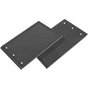 SafBbcue Universal Reversible Griddle Compatible with Charcoal/Gas Grills Napoleon Prestige 500 Pro 500 Parts Napoleon Built-In/LEX Series Grills, Compatible with Charbroil, Traeger, Pit Boss Grill (17.8" x 13" x 1")