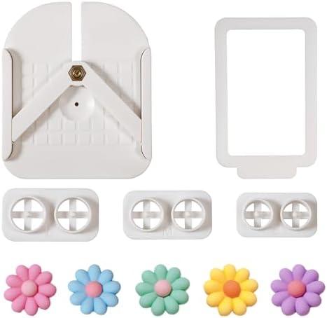 Earring Post Embedder Tool, Polymer Clay Stud Earring Kit, Clay Earring Tools Stud Post Embedding Tool Kit for Jewelry Making Supplies, 2 Pack