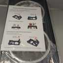 Elevated Dog Bowls for Small Medium Dogs - Adjustable Mess Proof Raised Dog Bowl Stand with 2 Premium 17oz Stainless Steel Food Bowl Dish Feeder Adjusts to 2.6- 5.3 Non-Slip Black