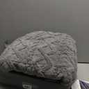 Uttermara Weighted Blanket Queen 15 Pounds for Adults, Sherpa Weighted Blanket for Couch Bed, Ultra Fluffy Warm Sherpa & Cozy Plush Flannel Fleece, Heavy Blanket Great for Calm, 60" x 80", Dark Grey