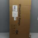 Black Aluminum Ramp 3FT, With Non-Slip Surface Wheelchair Ramp, Folding Portable Wheelchair Ramps for Home Steps,Scooter Ramp for Car, Stairs, Doorways, Curbs, 800 LBS Weight Capacity, 28.3" W x 36''L (3FT(Using height 3-9''))