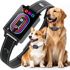 Dog Bark Collar, Smart Bark Collars for Dogs 5130 lbs, Upgraded Anti Bark Training Collar with Beep, Vibration & Shock, 9 Sensitivity Levels, 5 Training Modes, Rechargeable & IPX7 Waterproof
