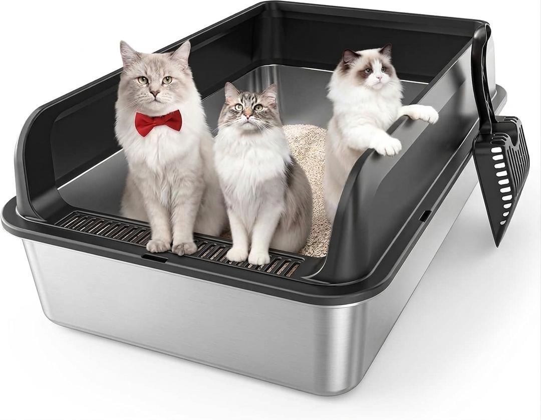 Stainless Steel Cat Litter Box 20" x 28"