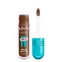 NYX PROFESSIONAL MAKEUP Lip IV Hydrating Glossy Lip Stain, Long-Lasting, Tinted, Vegan Formula with 12 HR Hydration - Splash N Spice, Brown, 0.16 Fl Oz