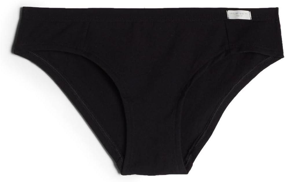 Intimissimi Woman's Cotton Panties (Black - Nero, S)